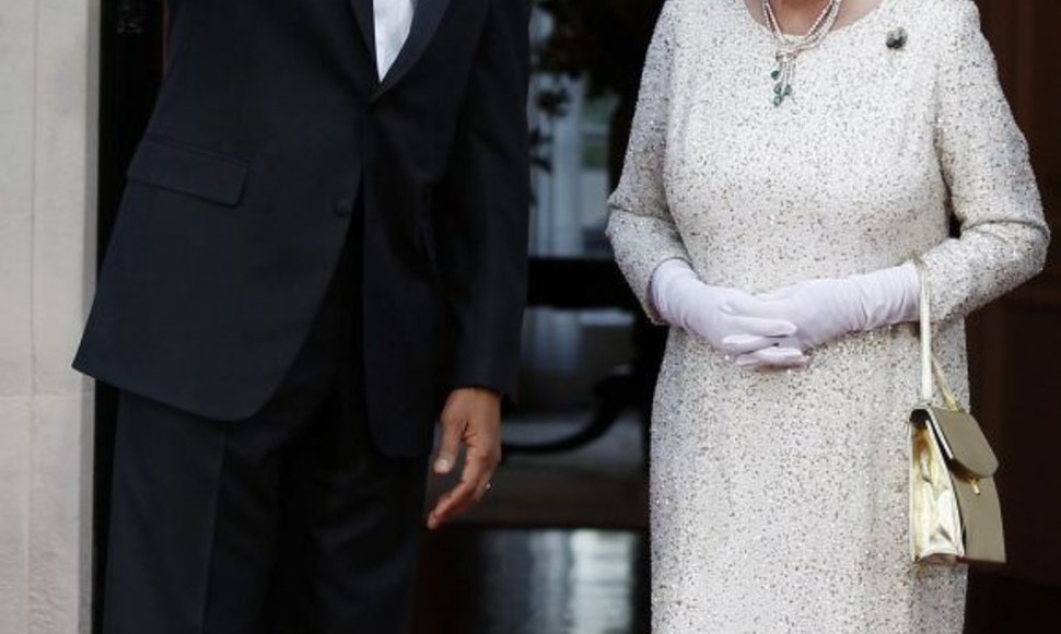 Barackas Obama ir Elžbieta II
