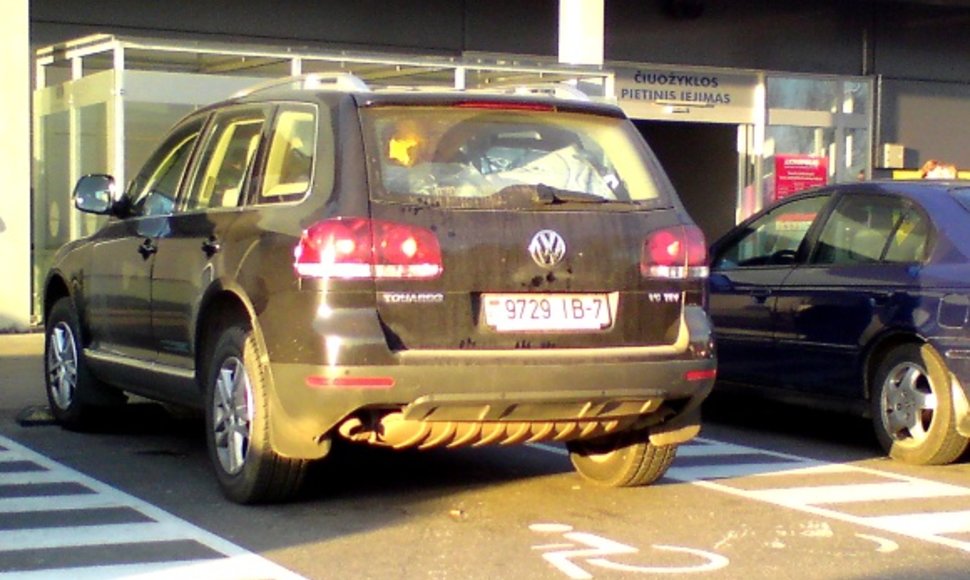 Fotopolicija: VW iš Baltarusijos