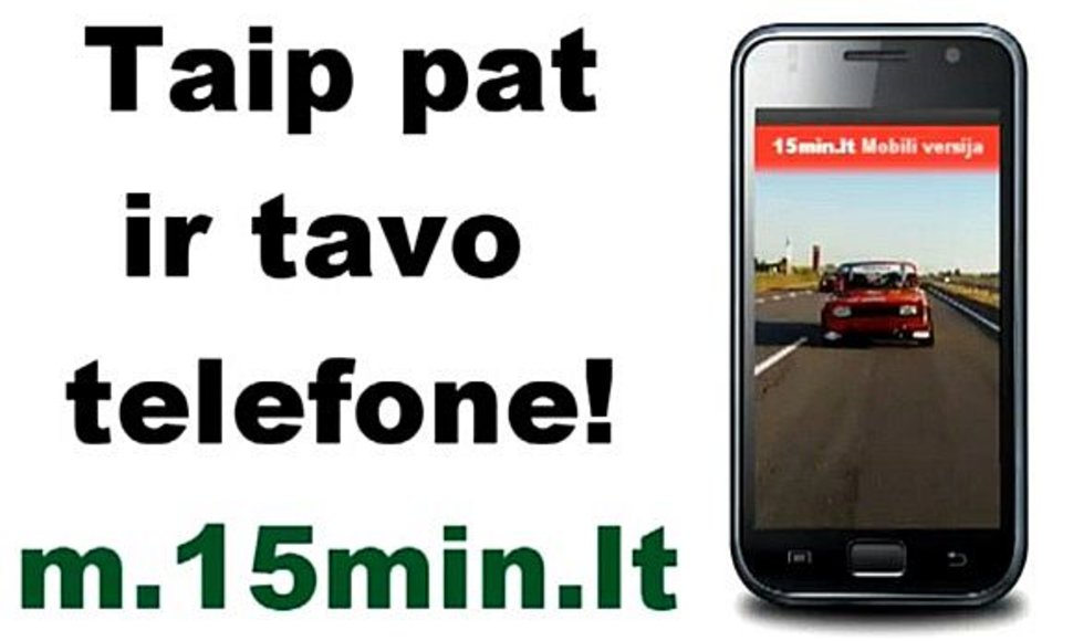 Mobilioji 15min.lt 1000 km lenktynių versija