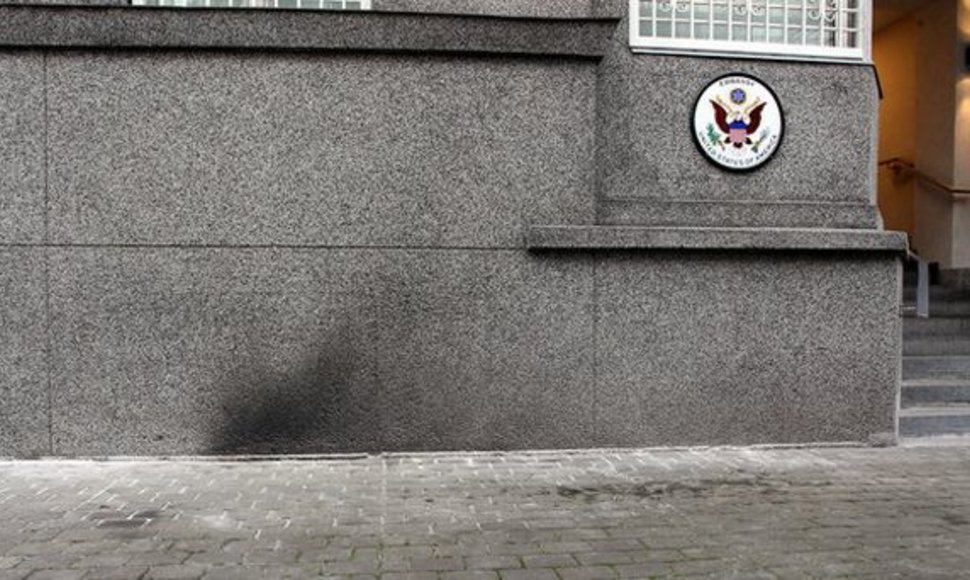 JAV ambasados pastatas po išpuolio