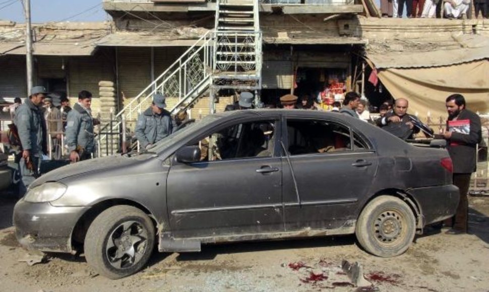 Bomba sprogo Kundūzo mieste Afganistane