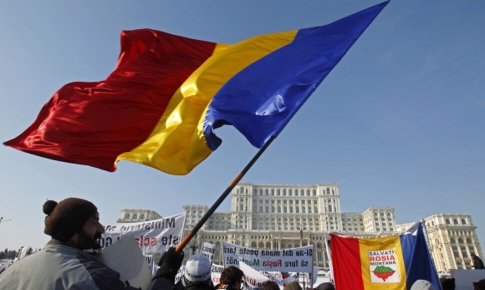 Protesto akcija Bukare&scaron;te