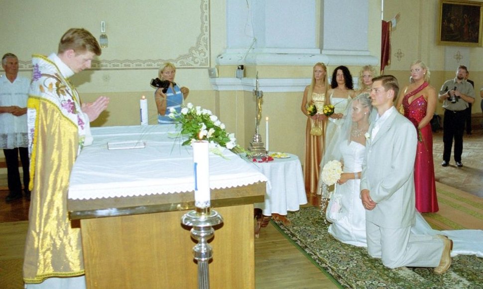 Enriko Daktaro ir Indrės Kristinavičiūtės tuoktuvių ceremonija