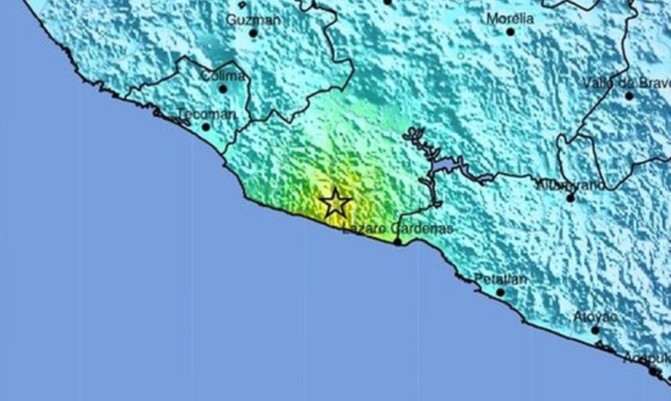 Žemės drebėjimas Meksikoje