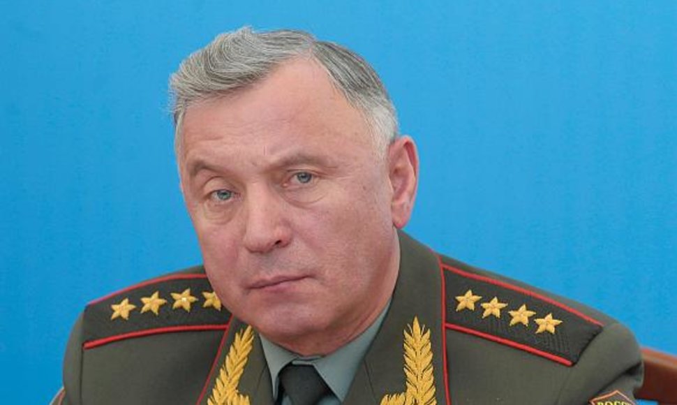 Rusijos generalinio štabo vadovas, armijos generolas Nikolajus Makarovas