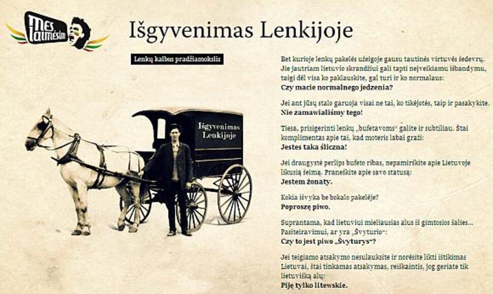 Lenkai pasipiktino „Švyturio“ reklama