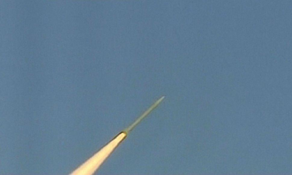 Irano raketos skrydis