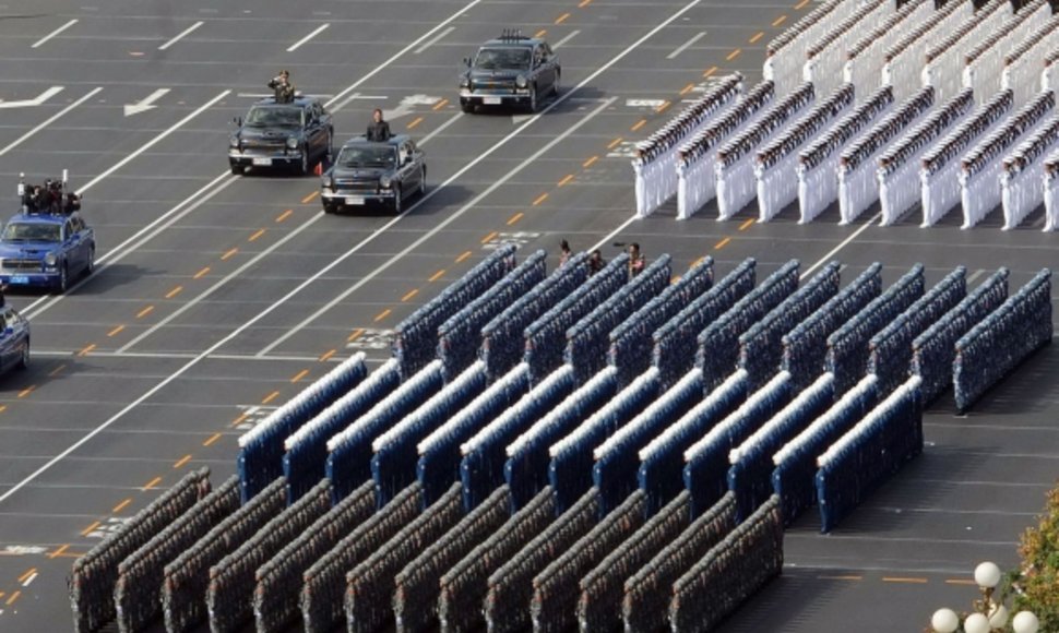 Karinis paradas Tiananmenio aikštėje