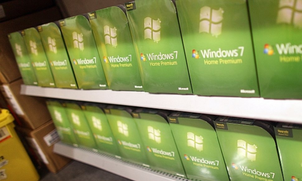 „Windows 7“ jau parduodama.