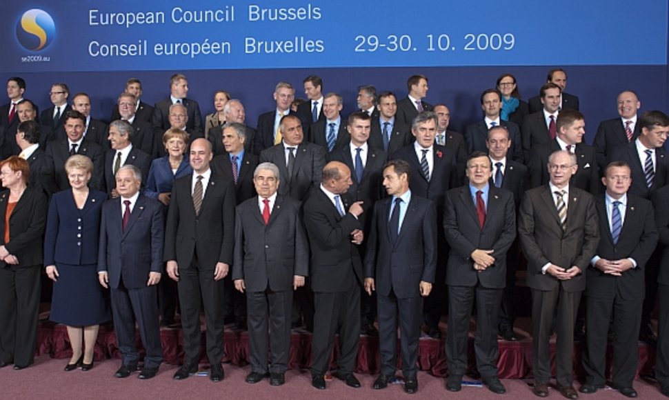 Europos Sąjungos valstybių lyderiai susirinko Briuselyje.