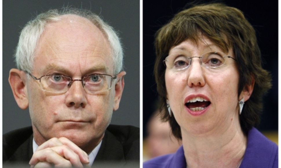Hermanas van Rompuy ir Catherine Ashton