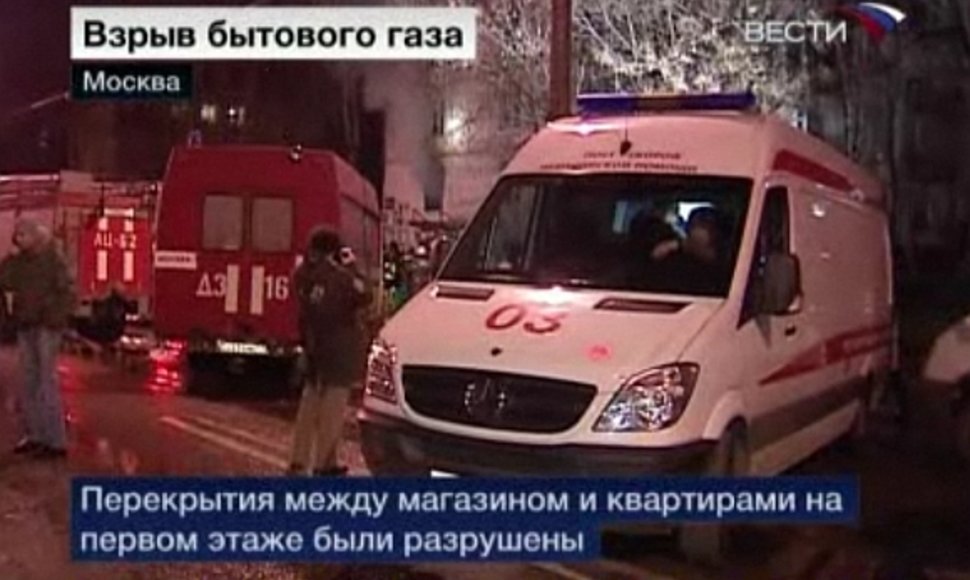 Per sprogimą Maskvoje žuvo trys žmonės