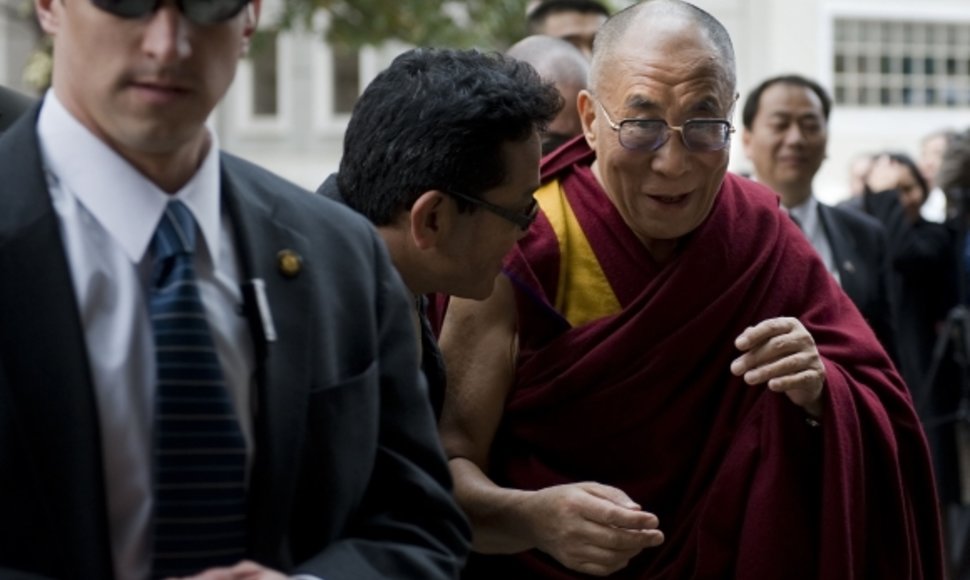 Dalai Lama atvyko į Jungtines Valstijas