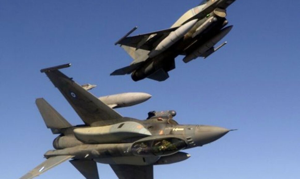 Graikijos KOP naikintuvai F-16