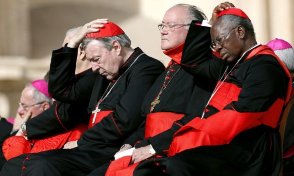 Kardinolai per susitikimą su popiežiumi Benediktu XVI
