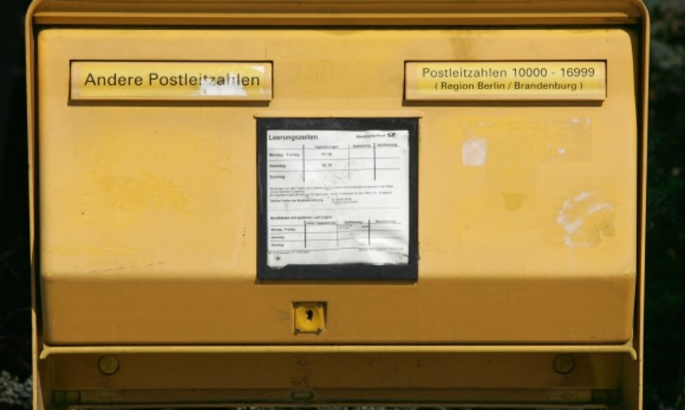 „Deutsche Post DHL“ pašto dėžutė