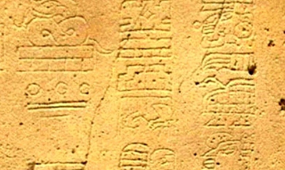 Majų kalendoriaus fragmentas