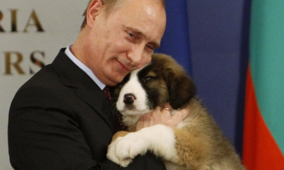 Vladimiras Putinas ir jo naujasis augintinis