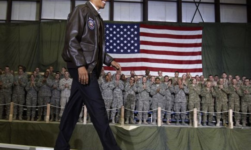 Barackas Obama Afganistane, Bagramo karinėje bazėje
