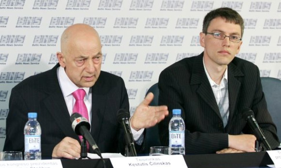 Kęstutis Čilinskas (kairėje) ir Vytautas Bakas