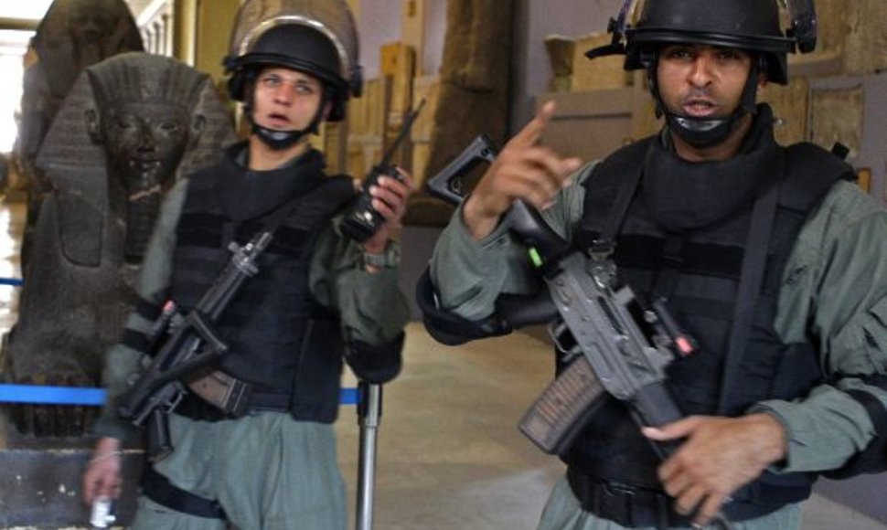 Egipto muziejų dabar saugo specialiųjų pajėgų kariai.