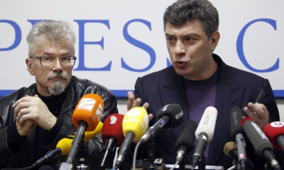 Eduardas Limonovas ir Borisas Nemcovas