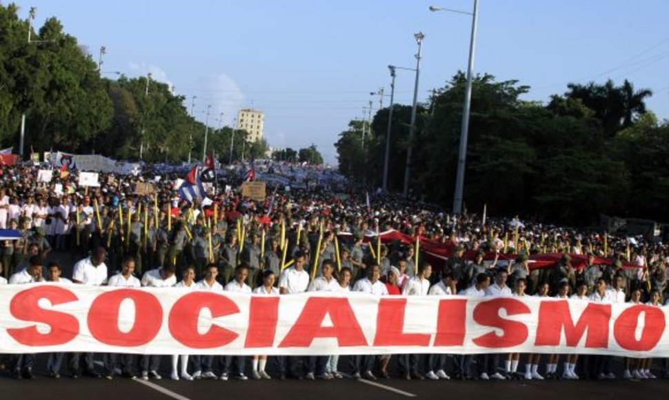 Gegužės 1-osios paradas Havanoje