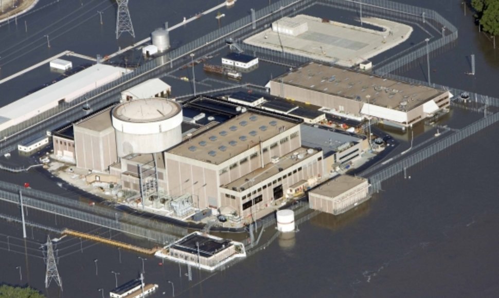 Potvynio vandens apsemta Fort Kalhūno atominė elektrinė