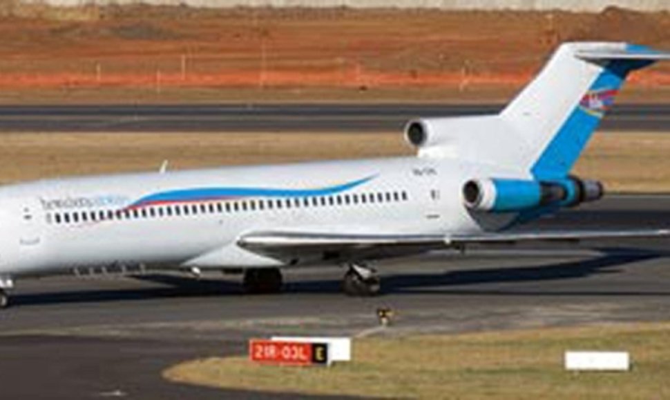Aviakompanijos „Hewa Bora“ lėktuvas „Boeing 727“