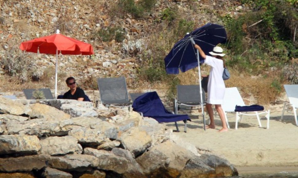 Nicolas Sarkozy ir Carla Bruni atostogauja.
