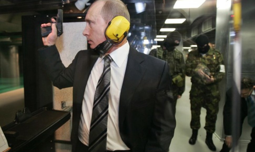 Vladimiras Putinas šaudykloje