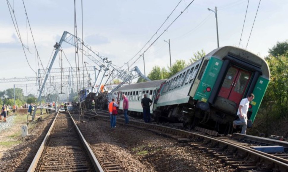 Traukinio avarija Lenkijoje