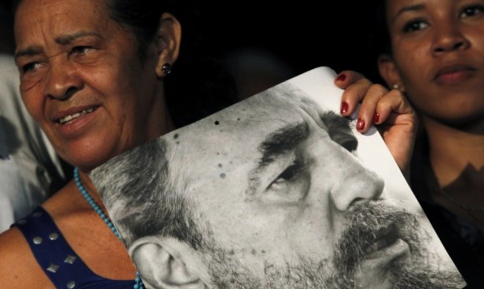 Kuba švenčia Fidelio Castro jubiliejų.