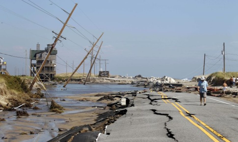 Uragano Irena pasekmės Šiaurės Karolinoje