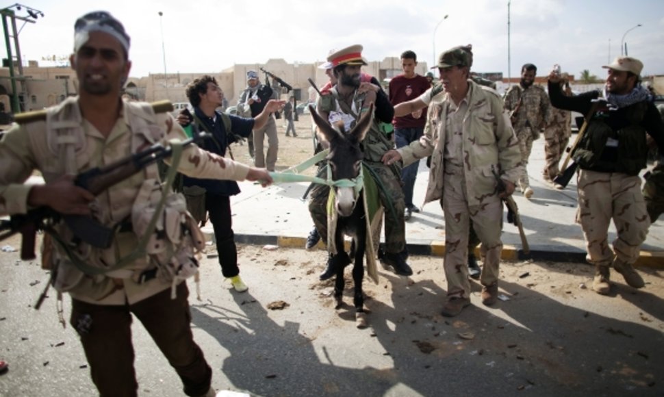 Libijos kovotojai Bani Valide