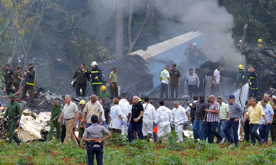 Kuboje kildamas sudužo keleivinis lėktuvas „Boeing 737“