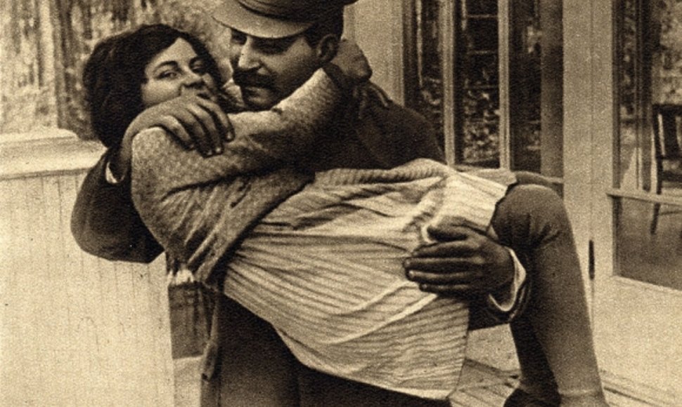 Josifas Stalinas su dukra Svetlana (1935 m.)