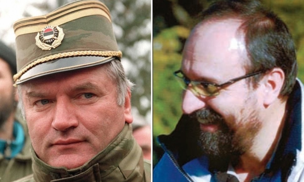 Ratko Mladičius (kairėje) ir Goranas Hadžičius yra paskutiniai karo nusikaltimais buvusios Jugoslavijos teritorijoje įtariami ir besislapstantys asmenys.