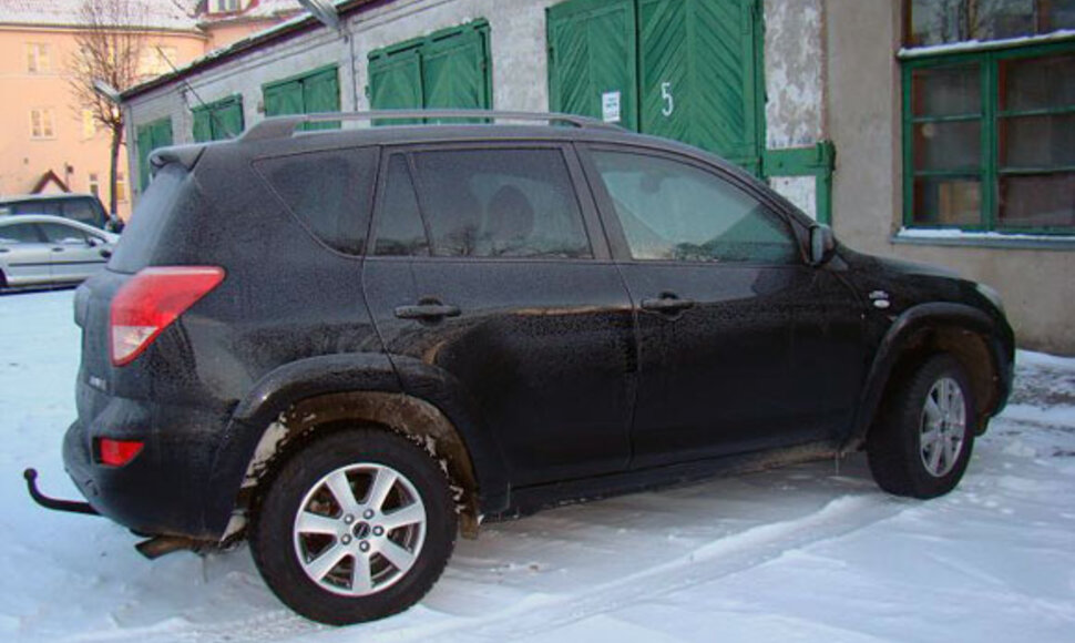 Sulaikytas automobilis