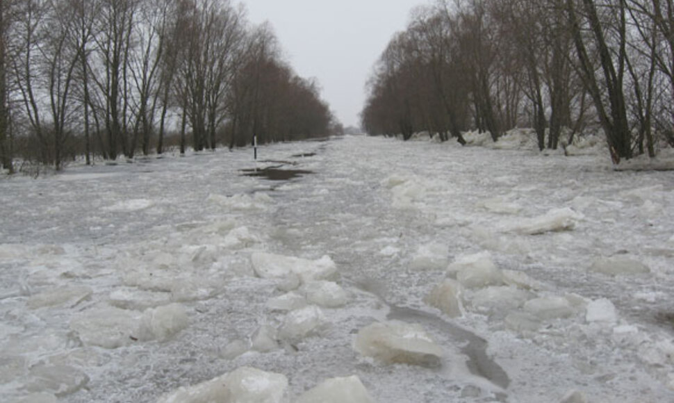 Potvynis pamaryje