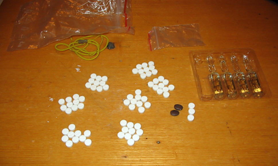 Narkotikai, kuriuos sausio 21 d. surado policijos pareigūnai