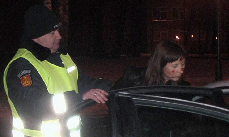 Policijos sulaikyta Vilma Juostė