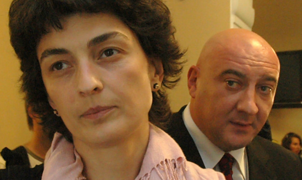 Georgijus Kerdikošvilis su žmona