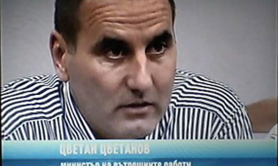 Bulgarijos vidaus reikalų ministras Cvetanas Cvetanovas asmeniškai informavo žurnalistus apie Henriko Daktaro sulaikymą
