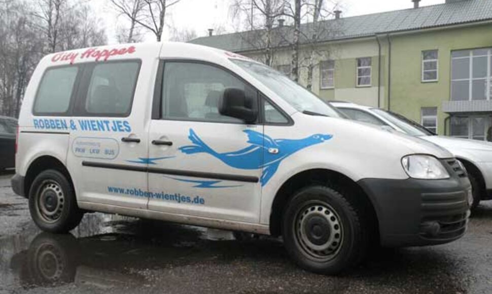 Šiauliuose sulaikytas „VW Caddy“