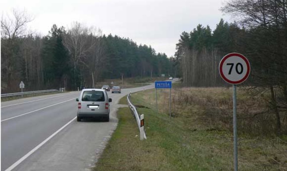 „Slaptas“ Vilniaus policijos automobilis, matuojantis greitį