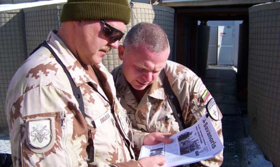 „Savanoris“ skaitomas ir Afganistane – Provincijos atkūrimo grupėje.