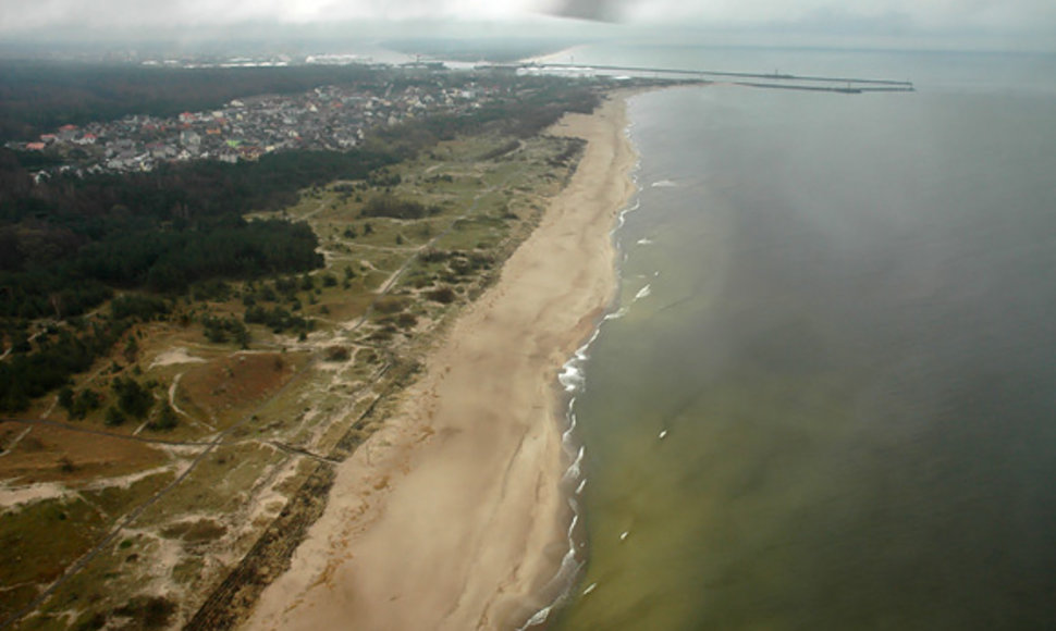 Pajūrys iš paukščio skrydžio