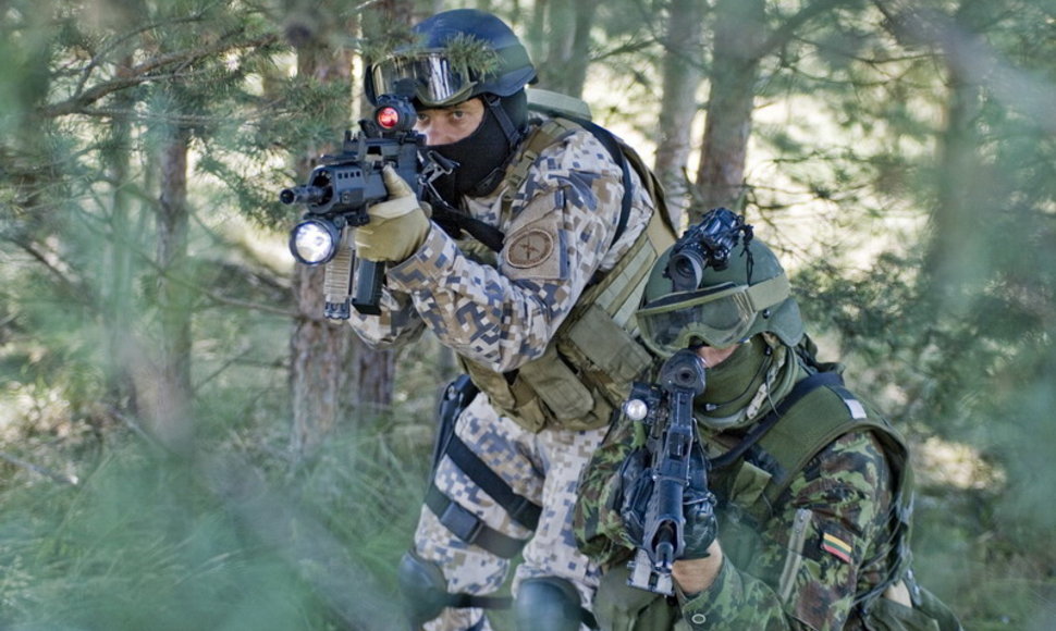 Lietuvos ir Latvijos specialiųjų pajėgų kariai