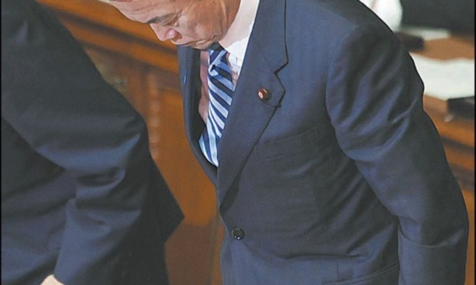 Japonijos premjeras T.Aso mandagiai pranešė apie parlamento paleidimą.